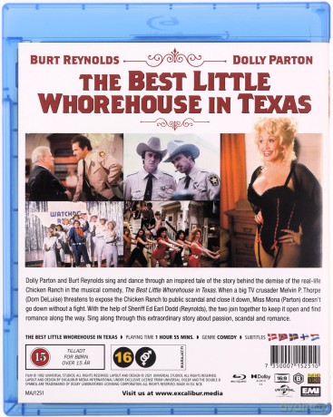 The Best Little Whorehouse In Texas (Najlepszy mały burdelik w Teksasie) [Blu-Ray]
