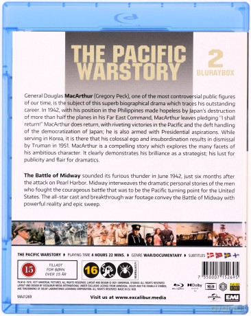The Pacific War Story: MacArthur / Battle of Midway [2xBlu-Ray]
