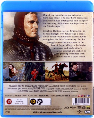 The War Lord (Bóg wojny) [Blu-Ray]