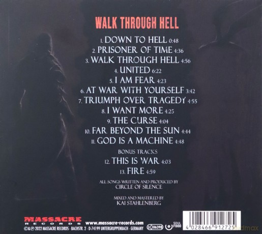 Circle Of Silence: Walk Through Hell (digipack) [CD]