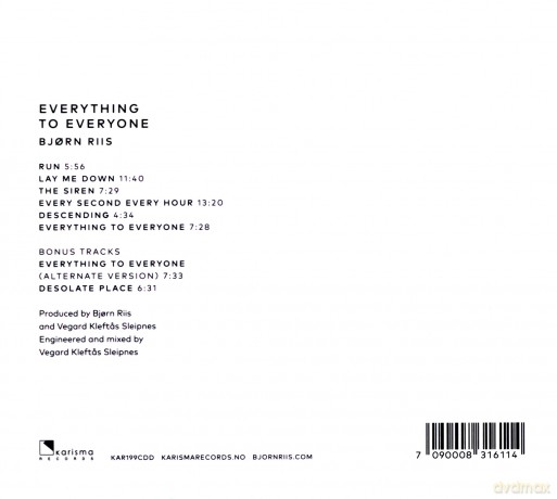 Bjorn Riis: Everything To Everyone (Limited) [CD]