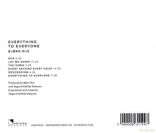 Bjorn Riis: Everything To Everyone [CD]
