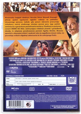 Śmierć na Nilu [DVD]