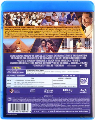 Śmierć na Nilu [Blu-Ray]