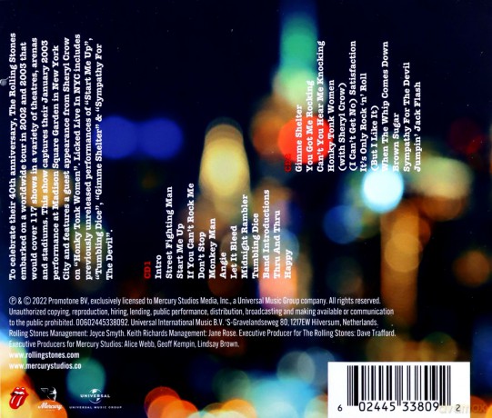 The Rolling Stones: Licked Live in NYC [2CD]