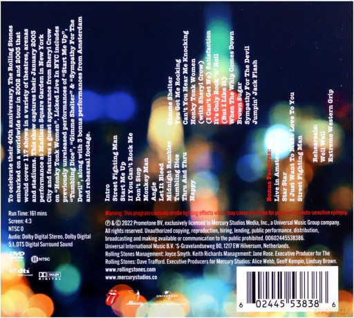 The Rolling Stones: Licked Live in NYC [2CD]+[DVD]