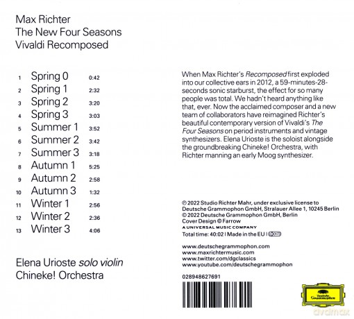Max Richter: The New Four Seasons - Vivaldi Recomposed [CD]