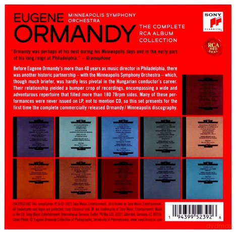 Eugene Ormandy: Eugene Ormandy Conducts the Minneapolis Symphony Orchestra - The Complete RCA Album Collection [11CD]