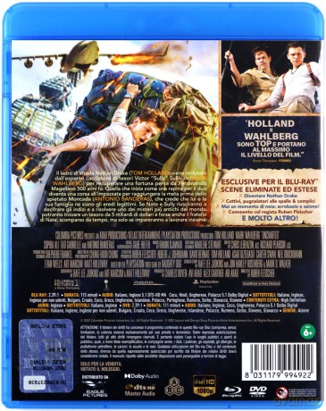 Uncharted [Blu-Ray]+[DVD]