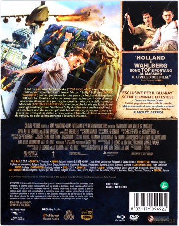 Uncharted [Blu-Ray]+[DVD]