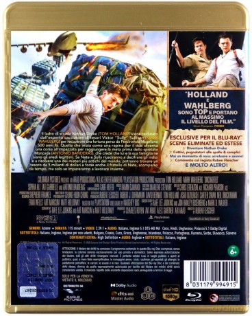 Uncharted [Blu-Ray]