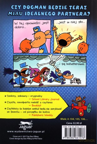 Dogman. Dogman i Superkot - Dav Pilkey [KSIĄŻKA]