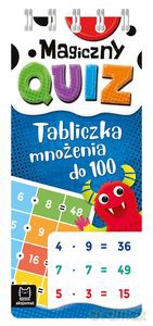 Magiczny quiz. Tabliczka mnożenia do 100. Spirala - Agnieszka Bator [KSIĄŻKA]