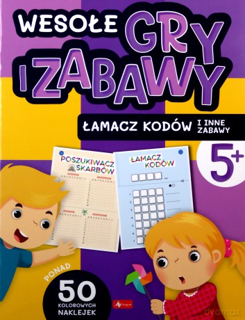 Wesołe gry i zabawy. Łamacz kodów i inne zabawy [KSIĄŻKA]