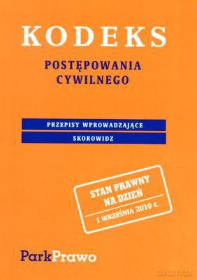 Kodeks Postępowania Cywilnego Skorowidz 1.10.2010 [KSIĄŻKA]