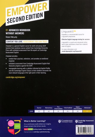 Empower Advanced/C1 Workbook without Answers - Rob McLarty [KSIĄŻKA]