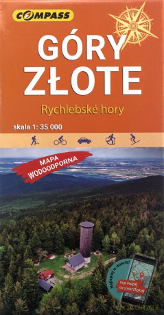 Góry Złote Mapa turystyczna laminowana 1:35 000