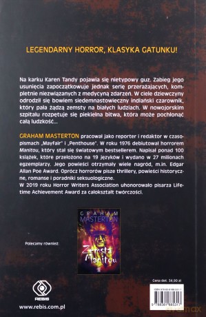 Manitou wyd.3/2022 popr. - Graham Masterton [KSIĄŻKA]