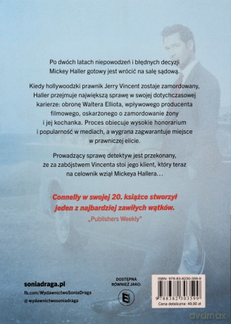 Ołowiany wyrok - Michael Connelly [KSIĄŻKA]