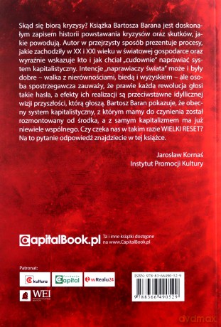 Wielki reset czyli Komunizm 2.0 - Bartosz Baran [KSIĄŻKA]