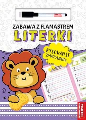 Zabawa z flamastrem Literki - Katarzyna Salamon [KSIĄŻKA]