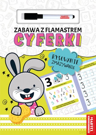 Zabawa z flamastrem. Cyferki - Katarzyna Salamon [KSIĄŻKA]