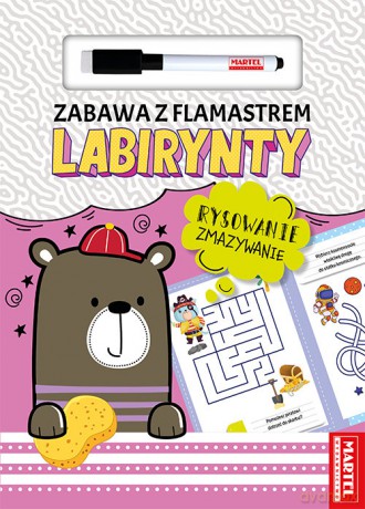 Zabawa z flamastrem. Labirynty - Katarzyna Salamon [KSIĄŻKA]
