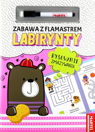 Zabawa z flamastrem. Labirynty - Katarzyna Salamon [KSIĄŻKA]