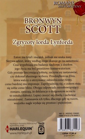 Zgryzoty lorda Lynforda - Bronwyn Scott [KSIĄŻKA]