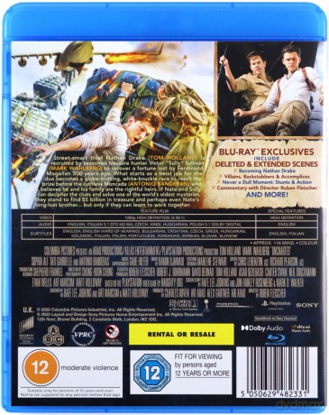 Uncharted [Blu-Ray]