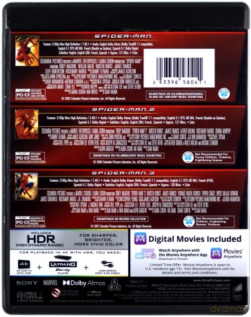 Spider-Man Trilogy [3xBlu-Ray 4K]