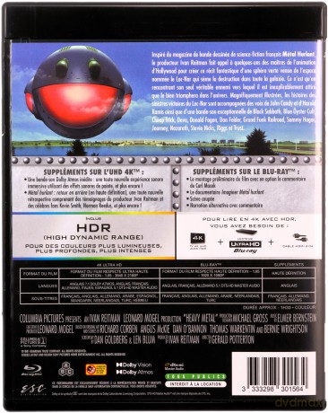 Heavy Metal [Blu-Ray 4K]+[Blu-Ray]