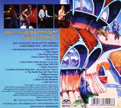 Asia: Asia In Asia - Live At The Budokan, Tokyo, 1983 [CD]