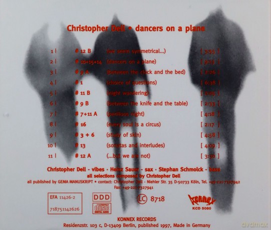 Christopher Dell: Dancers On a Plane [CD]