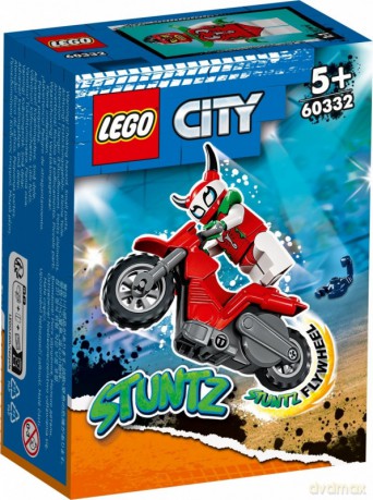 LEGO City Motocykl kaskaderski brawurowego skorpiona (60332) [KLOCKI]