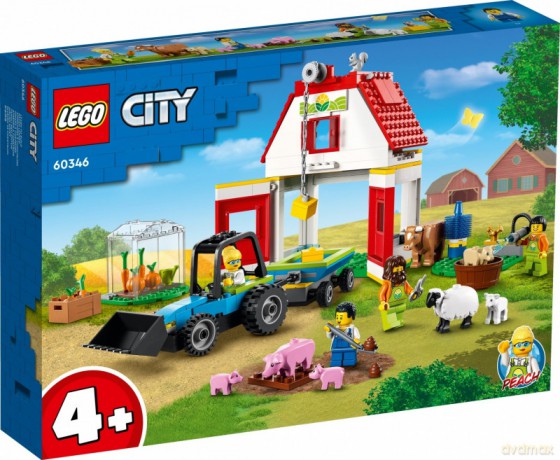 LEGO City Stodoła i zwierzęta gospodarskie (60346) [KLOCKI]