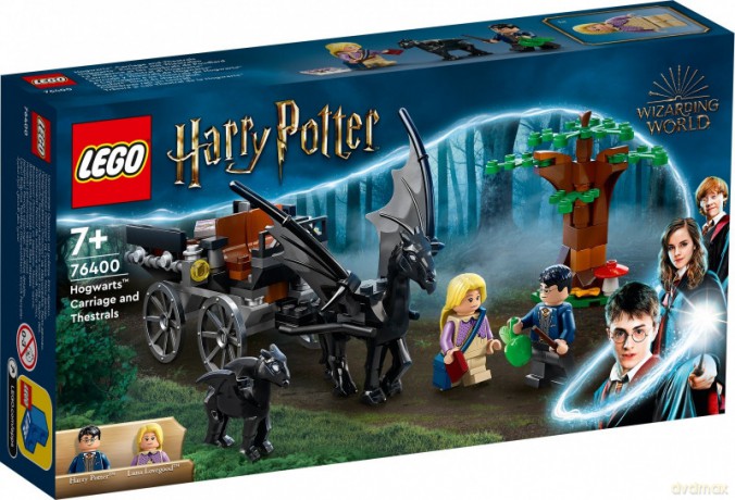 LEGO Harry Potter Testrale i kareta z Hogwartu (76400) [KLOCKI]