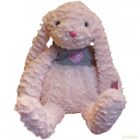 Maskotka Króliczek Rozalka różowy 23 cm