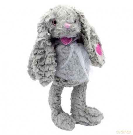 Maskotka Króliczek Rozalka szary 23 cm