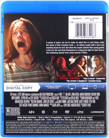 X [Blu-Ray]+[DVD]
