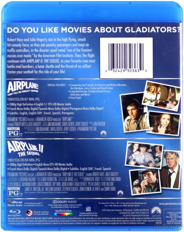 Airplane! / Airplane II: The Sequel (Czy leci z nami pilot? / Spokojnie, to tylko awaria...) [2xBlu-Ray]