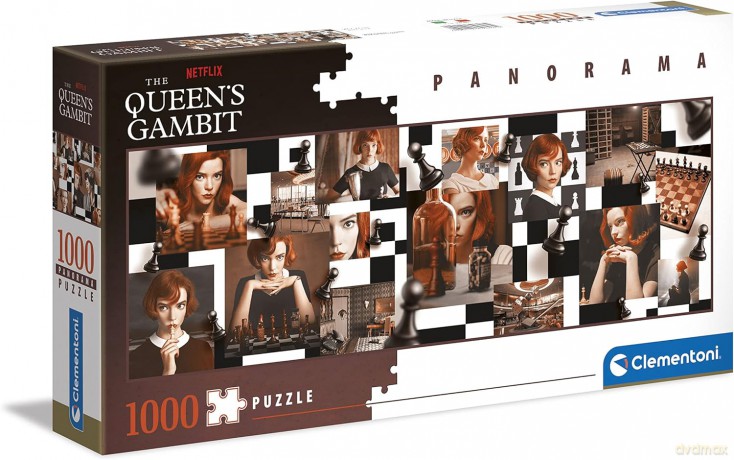 CLEMENTONI 1000 el. panoramiczne Netflix Queen's Gambit 39696 [PUZZLE]