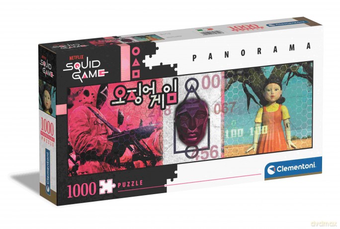CLEMENTONI 1000 el. panoramiczne Netflix Squid Game 39694 [PUZZLE]