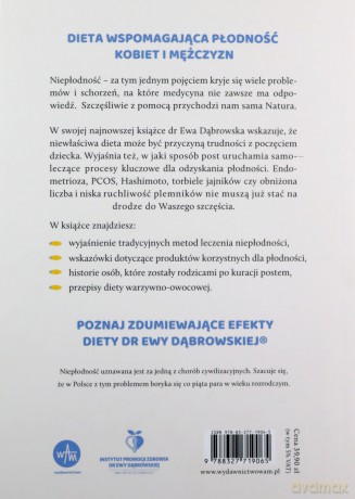 Dieta dr Ewy Dąbrowskiej. Naturalny sposób wspomagania płodności. Fenomen samouzdrawiającego się organizmu. Naturalny sposób wspomagania płodności - Ewa Dąbrowska [KSIĄŻKA]