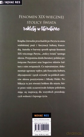 Literackie przechadzki po Paryżu - Aleksandra Bajerska [KSIĄŻKA]