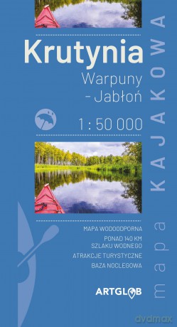 Mapa kajakowa Krutynia - Warpuny Jabłoń 1:50 000 [KSIĄŻKA]