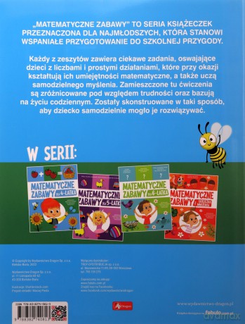 Matematyczne zabawy dla 4-latka [KSIĄŻKA]