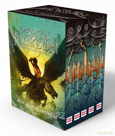 Pakiet Percy Jackson i bogowie olimpijscy (Tomy 1-5) - Rick Riordan [KSIĄŻKA]