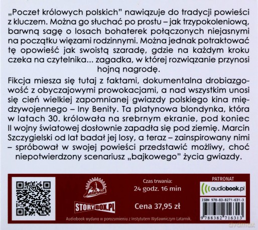 Poczet królowych polskich. Powieść i klucz - Marcin Szczygielski [AUDIOBOOK]