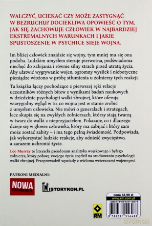 Psychologia wojny. Strach i odwaga na polu bitwy - Leo Murray [KSIĄŻKA]
